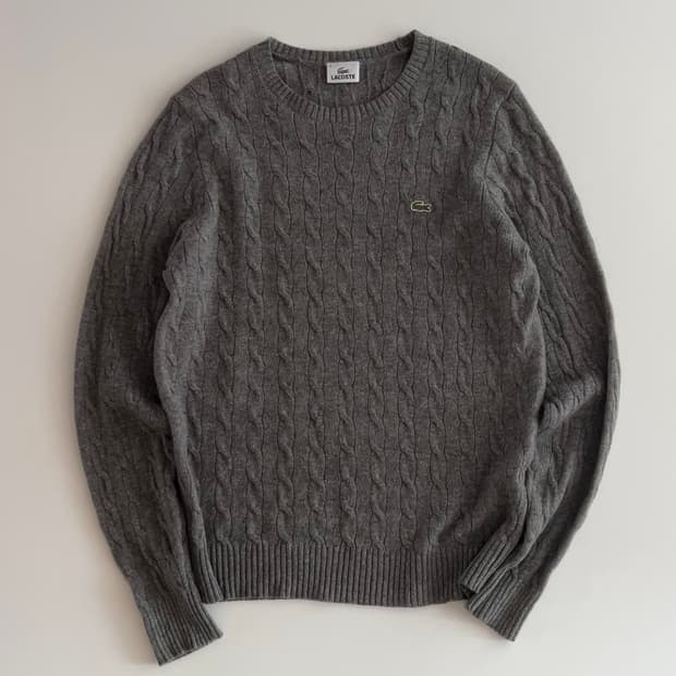 라코스테 케이블 울 니트 4