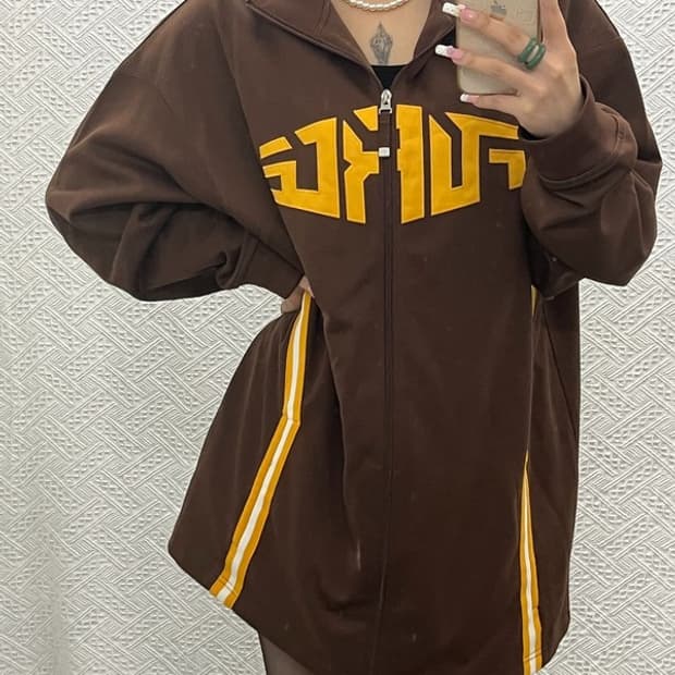나이키 레트로 00's 초코브라우니 포스 져지 집업 L C13601