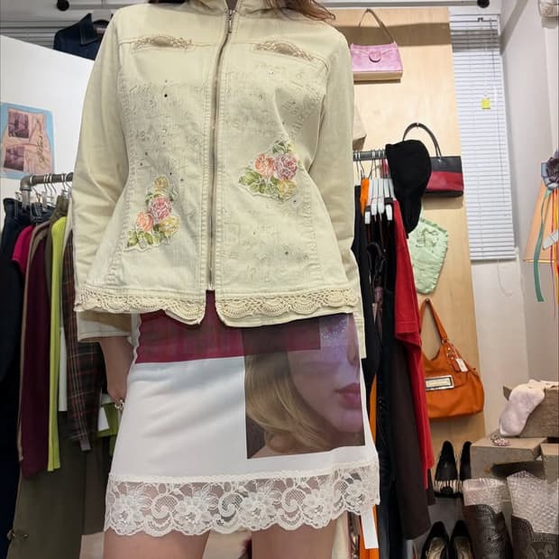 아이디빈티지 id빈티지 프린팅+자켓 셋업 판매