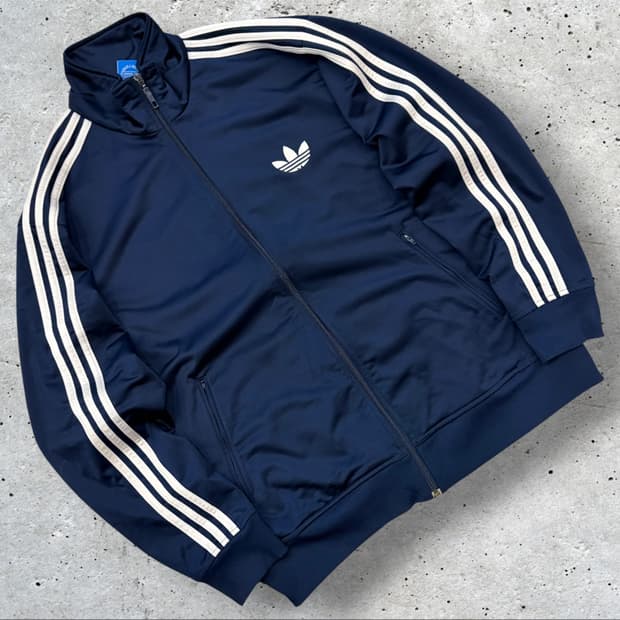 [XL] 11s 아디다스 파이어버드 네이비 삼선 트랙탑 져지 D648