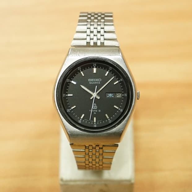 70s 세이코 type 2 7546-8090 쿼츠 시계