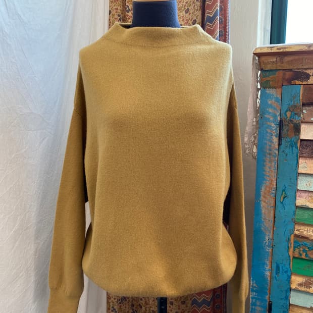 ROPE 머스타드 울혼방 니트(M)