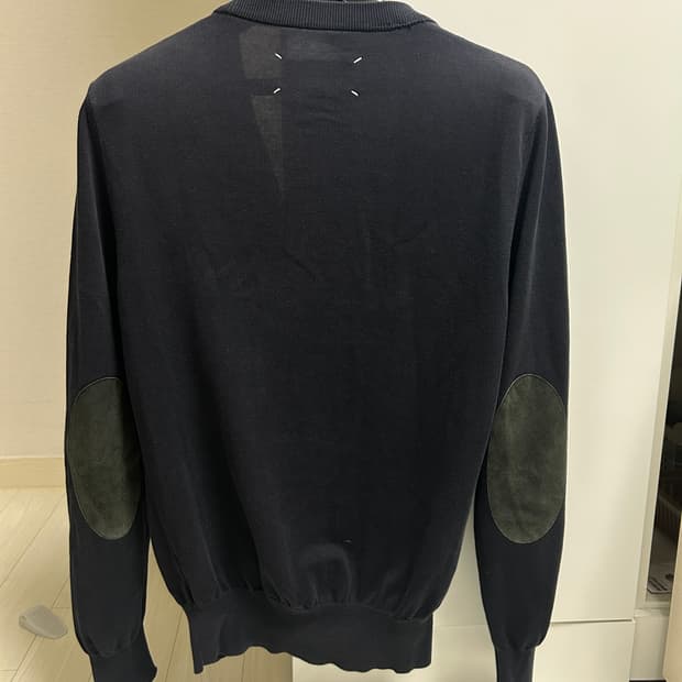 마르지엘라 엘보우 패치 가디건