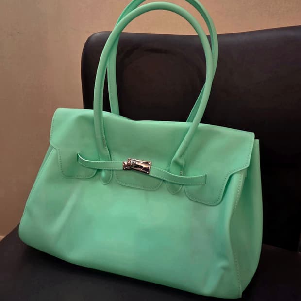 💚희귀컬러💙 민트소다 젤리백 퍼킨백 젤리버킨백