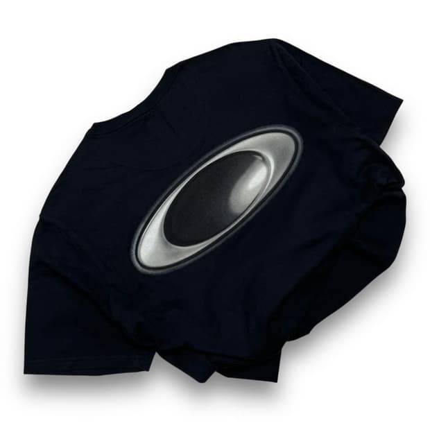 오클리 스틸 빅로고 모드 다크 반팔 티셔츠