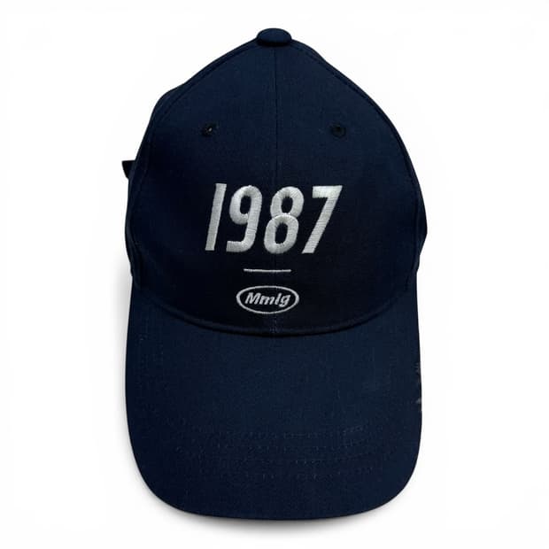 F) Mmlg 자수로고 볼캡 네이비