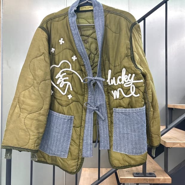 GAME OVER 방콕 브랜드 빈티지 커스텀 퀄팅자켓 깔깔이