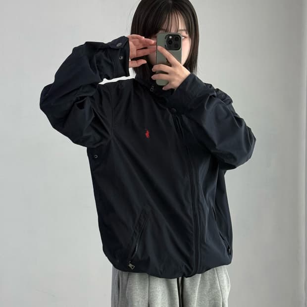폴로 네이비 페리필드 자켓