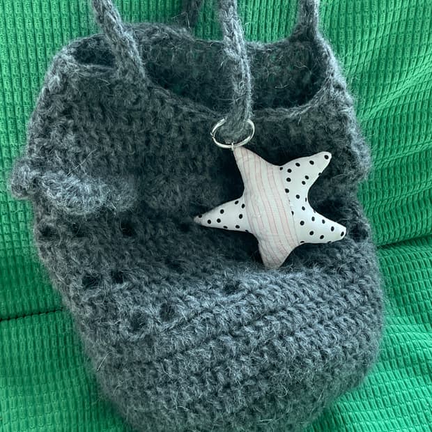 크로쉐 내추럴 백