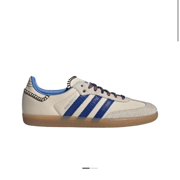 아디다스 x 웨일스 보너 삼바 원더 클레이 로얄 블루 235