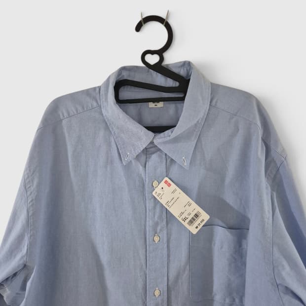 새상품[3XL]유니클로 옥스포드 긴팔셔츠