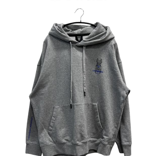라이프워크 후드 티 그레이