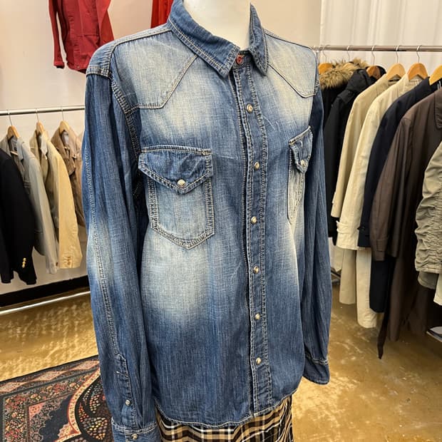 크리프 메이어 웨스턴 데님 셔츠