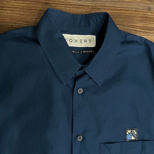 COVERT BEAKER ITALY COTTON POPLIN SHIRT