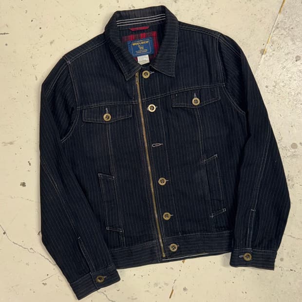 Woolrich 울리치 스트라이프 트러커 자켓 