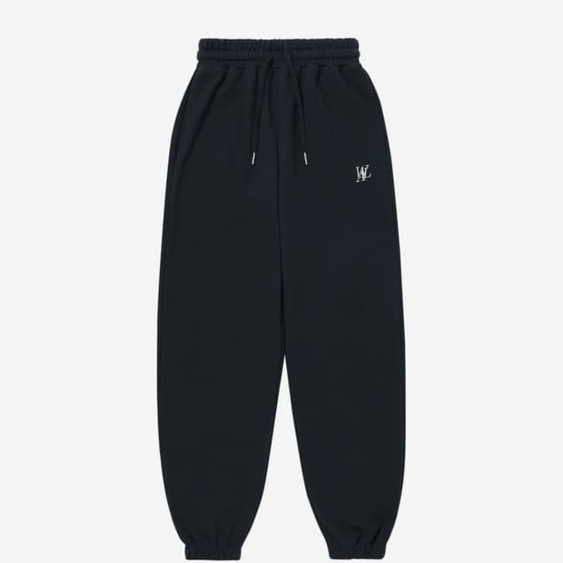 우알롱 시그니처 조거팬츠 네이비