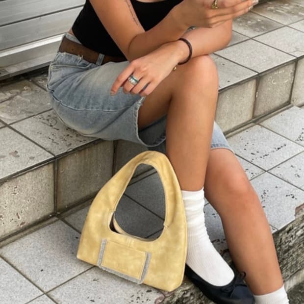 히에타 미니백 Baby tina / Butter