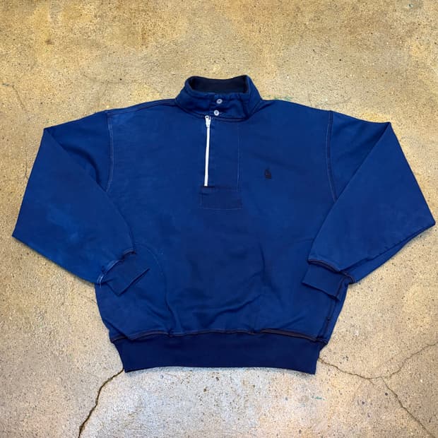 90s 미국 빈티지 노티카 터틀넥 아노락 반집업