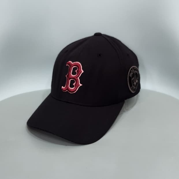 MLB 보스턴 레드삭스 블랙 볼캡 야구 모자 S-M