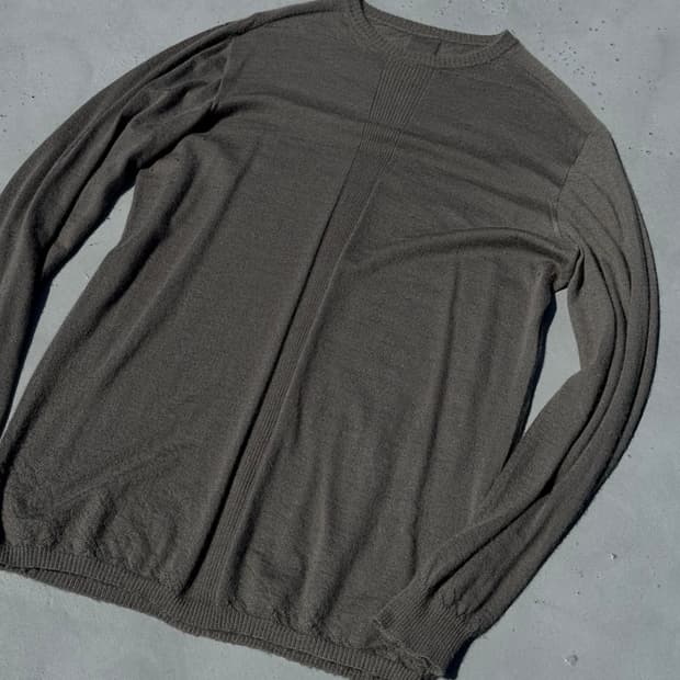 21SS Rick Owens Soft Rib Knit