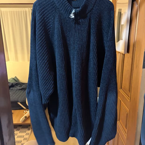 야드세일 니트 집업