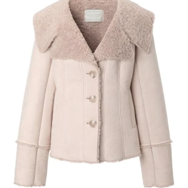 쓰리타임즈 무스탕 이자벨라 퍼 코트