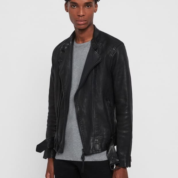 100) 올세인츠 라이더 가죽자켓 