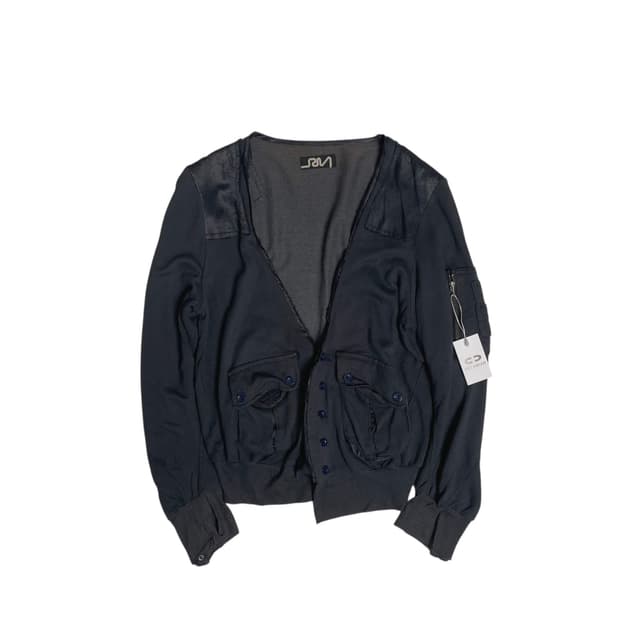 Rna 패치워크 져지 가디건