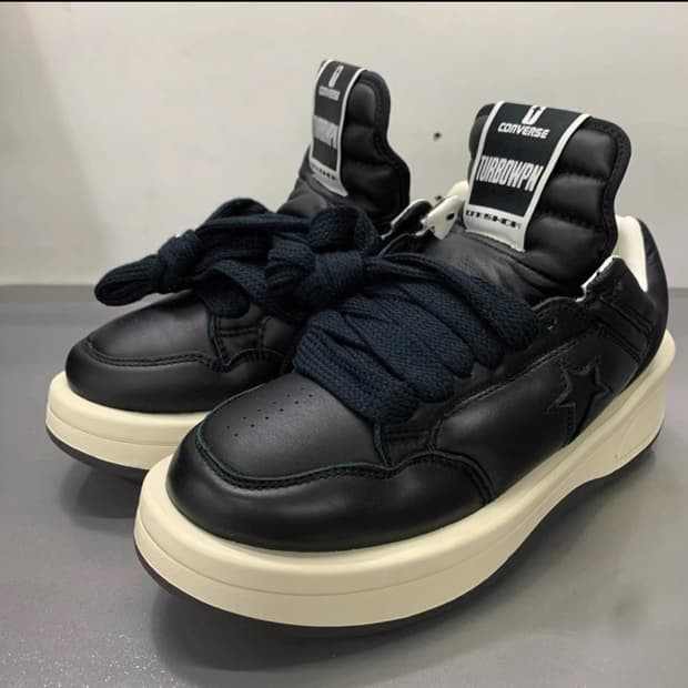 릭오웬스 다크쉐도우 터보웨폰 블랙 38.5