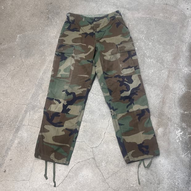 US Army 우드랜드 카모 BDU 카고팬츠