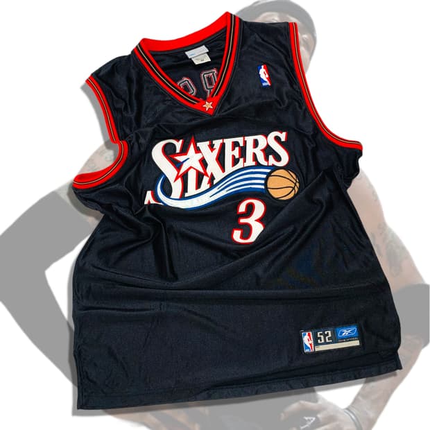 00s 리복 필라델피‎‎아 76ers 아이버슨 농구져지