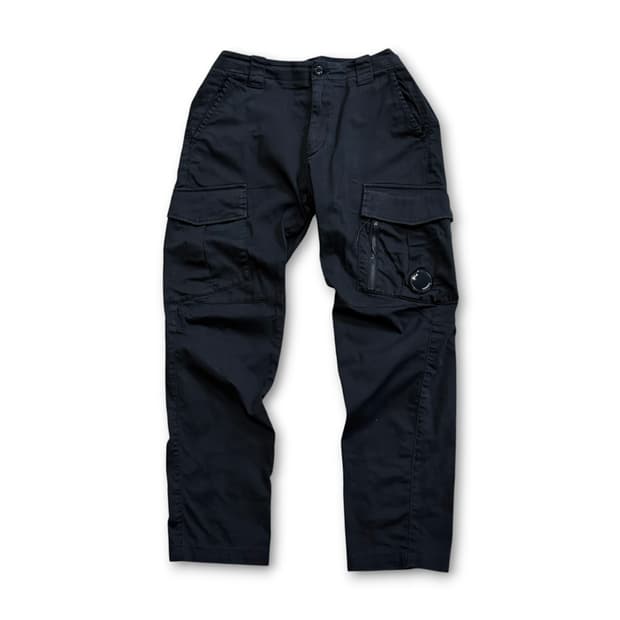 C.P. Company ERGONOMIC FIT 블랙 카고 팬츠 48