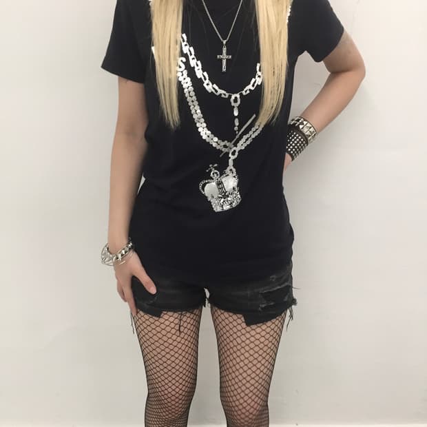 Chain print t-shirt 