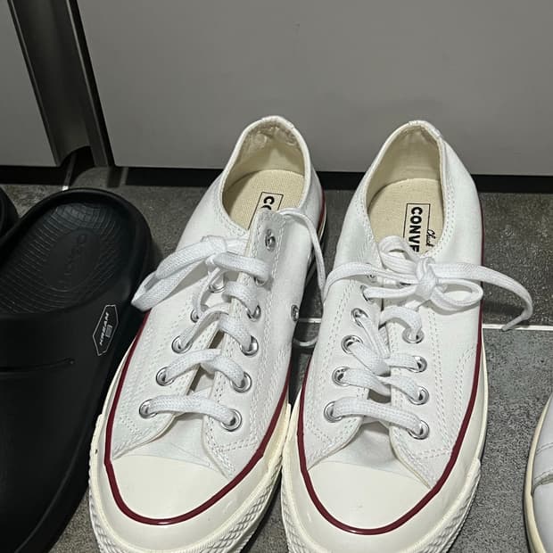 컨버스 척70 빈티지 캔버스 화이트