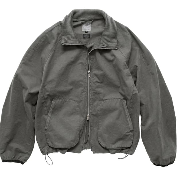 (3) 폴리테루 립 자켓 세이지 그레이