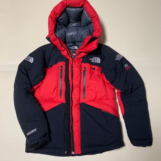 [M] 노스페이스 히말라야2 대장급 패딩 블랙 레드