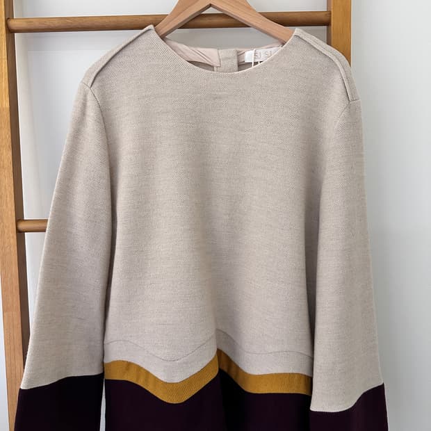 SJSJ 울 블라우스