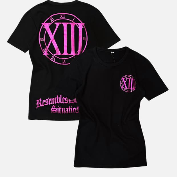 roma number lettering t-shirt