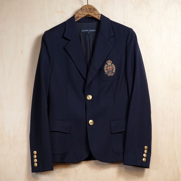 폴로 랄프로렌 크레스트 금장 와펜 자켓