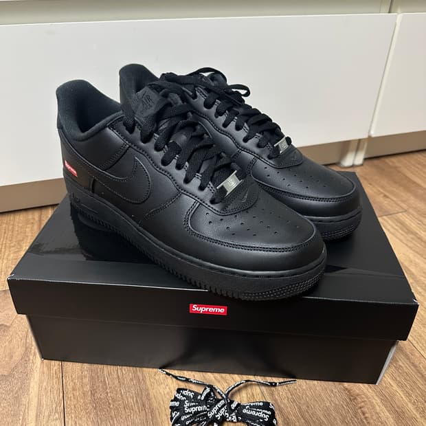 [270] 나이키 슈프림 포스 에어포스1 블랙