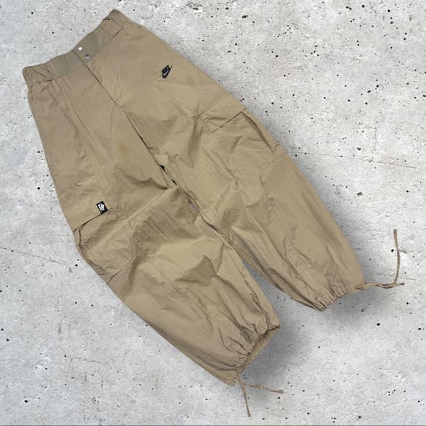 [S] 나이키 우먼 NSW 하이웨스트 카고 조거 팬츠 베이지 C319