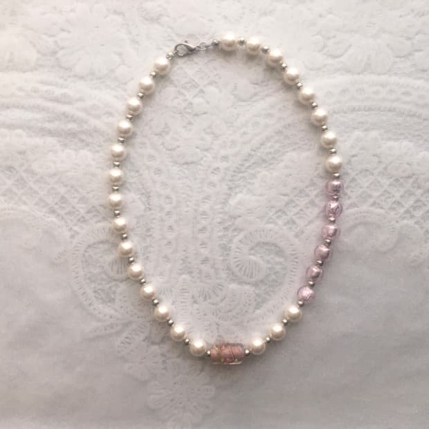 viburnum shop 오리엔탈 로즈 장미 목걸이
