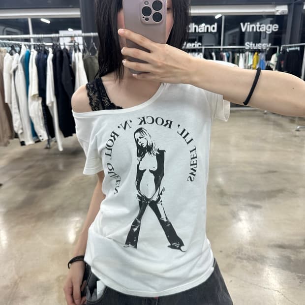 Hysteric Glamour Pin-Up girl T-Shirt