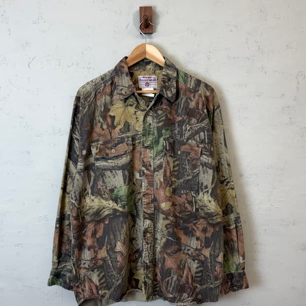 랭글러 90s 빈티지 러기드웨어 트리카모 셔츠