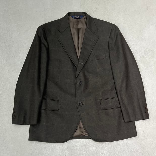 브룩스브라더스 체크 울블레이저 s09813