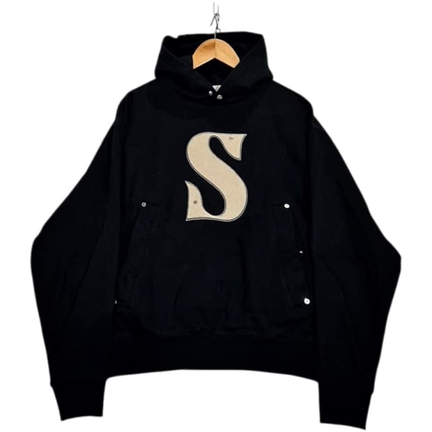 세터 빅S로고 후드티