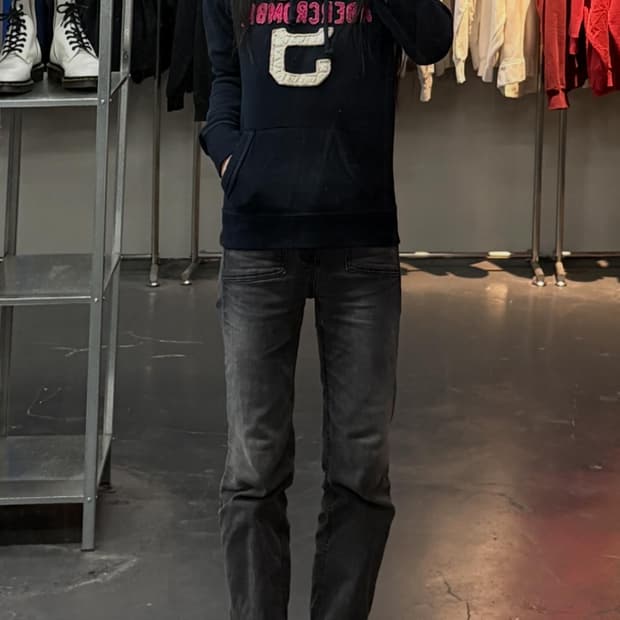 아베크롬비 아치로고 후드티 A3691