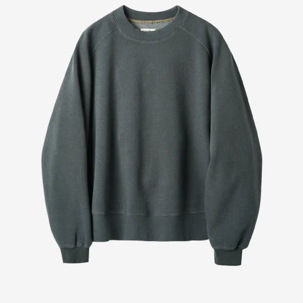 러프사이드 Raglan Sweat Shirt charcoal 3size