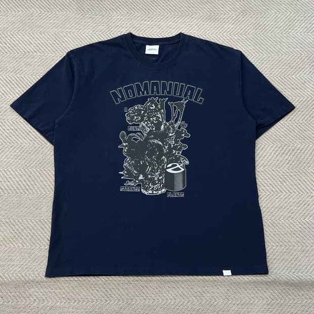 노메뉴얼 프린팅 반팔티 r3776