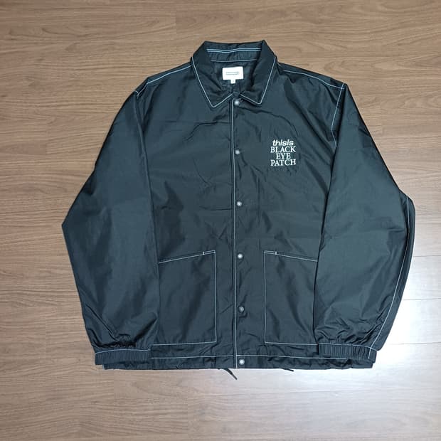 디스이즈네버댓 블랙아이패치 코치자켓 M